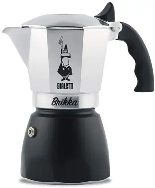 【日本代購】BIALETTI 比亞樂堤 極厚加壓 摩卡壺 NEW BRIKKA 4杯份