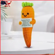 Creative Potato Dolls with Positive Card Cute Crochet Potato Cheer Up Gifts