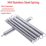 Stainless Steel Expansion Spring Tension Extending Spring Length 300mm