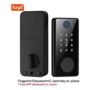 Intelligent Deadbolt Lock Door Lock with Tuya Bluetooth, Fingerprint, and Password Access