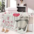 Panda Definition Light Line 3D Warm Plush Fleece Blanket Picnic Sofa Couch