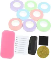 TOVINANNA Lash Extension Tape Set Silicone Pad Jade 11pc Lash Grafting Kit for Makeup Salons