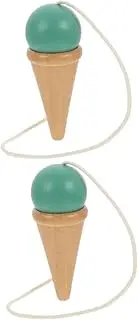 STOBOK 2pcs Boys and Girls Kendama Toy Coordination Exercise Game for Hand Skill Development Portable Interactive Toy for School Practice Competition Activities