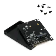 mSATA to 2.5" IDE HDD SSD mSATA to PATA Adapter Converter Card 44PIN with Case