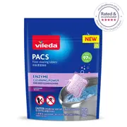 Vileda PACS Lavender Floor Cleaning Tablets - 24 Pack