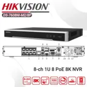 Hikvision DS-7608NI-M2/8P 8K 8-Channel PoE 2SATA 32MP NVR Network Video Recorder