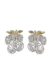 [Anabela Chan] Mini Blossom 18K Yellow Gold Diamond Earrings