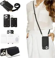Wallet Case Compatible iPhone 13 Pro,Women Leather Detachable Crossbody