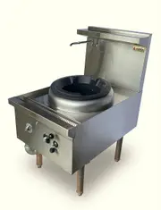 Jasper Single Wok Chimney Burner - LPG JA-1CB-L - JA-1CB-L-SM