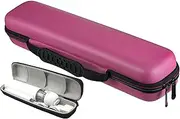 Recorder Instrument Case Flute Recorder Storage Box Music Instrument Storage Pouch Flute Storage Pouch Compact Music Instrument Bag For Flutes(Rose Red)