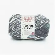 Fair Isle Charcoal Grey Wool Ease - Cozy Knitting Yarn
