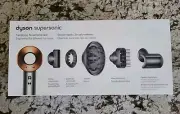 Dyson Hair Dryer Supersonic 5 Styling Attachments Silver Copper 389920-01 New