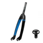 IKON BMX Carbon Fiber Fork 20" Mini-Junior 1" (Black/Blue)