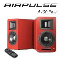 在飛比找PChome24h購物優惠-AIRPULSE A100 Plus 主動式音箱(紅)