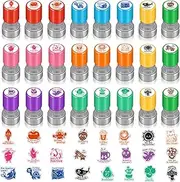 Yinder 24 Pcs Teacher Stamps for Classroom Self Inking Stamp for Teachers Elementary Colorful Motivational Encouraging Stamp Teacher Gifts First Day of School Back to School Gifts Supplies (Vibrant)
