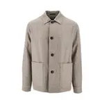 [ZEGNA] ZEGNA 'Alpe' flannel chore jacket Man 50 50 Grey