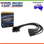 TOPGUN Ignition Leads Set for Holden Commodore VL 4.9 V8 304 (Black) Sedan