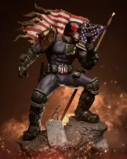 Judge Dredd 3D Print Unpainted/Unassembled