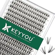 Lash Clusters 300Pcs Individual Lashes 30D 0.07C Curl 8-16MIX Lash Extensions Clusters Lashes Soft&Natural False Eyelashes Individual DIY Eyelash Extension at Home(30D-0.07C,8-16MIX)