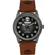 Timberland NORTHBRIDGE系列 經典型男腕錶 皮革錶帶-灰/咖啡45mm(TDWGA2152103)
