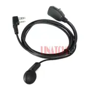 2 Pin K Connector Baofeng BF-888S UV-5R PTT Walkie Talkie Ear Plug Earphone