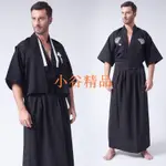 🌓小谷YY🌓日本和服服裝正裝和服男士浴袍COS服裝武士服和服日本古早武士裝