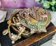 Fantasy Trinket Box Mermaid Shell Box Jewelry Accessory Holder by Summit Statue