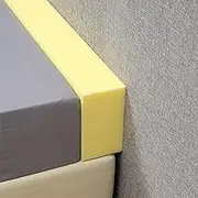 YUURO Rectangle 45D High Density Foam for Filling Gap(0-10") Between Bed and Headboard/Mattress/Wall,Twin Bed Bridge,Soft Furniture Cushion Replacement,Custom Size (71x6x6inch)