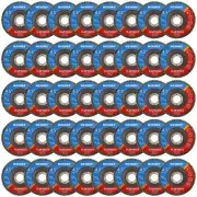 40 Pcs Flapper Discs 4 1/2 for Angle Grinder, 40/60/80/120 Grit Flap Sanding ...