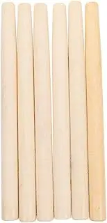 Parliky 6pcs Wooden Hoe Handle Replacement Durable Wood Tool Handles for Axes Shovels and Garden Tools Comfortable Grip and Reliable Repair for Garden Accessories