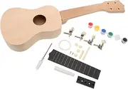 JOINPAYA 1 Set Painted Ukulele Musical Toy DIY Graffiti Ukulele Kit Ukulele Building Kit DIY Crafts Accessories Hand Made Instrument Material Kit DIY Instrument Kit Wooden