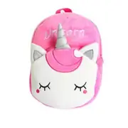 New Arrival Soft Plush Cartoon Unicorn Children Backpack Kids Kindergarten Cute Animal Schoolbag Girls Backpacks