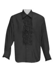 Adult Ruffled Tuxedo Shirt Theater Costume