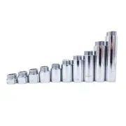 1/2" BSP (15mm) Pipe Extension Female x Male Chrome Plated Brass 10-100mm Long