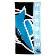 Cronulla Sharks NRL Beach Bath Towel Holiday Gifts
