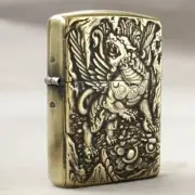 Zippo lighter 168 Armor Custom 3D Precise Rendering/ Rich Weasel & Dragon