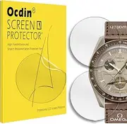 [Ocdin] Screen Protector for Omega x Swatch Speedmaster Moonswatch, Hydrogel TPU Soft Film for Acrylic Crystal (2)