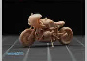 1/64 Scene Props Motorcycle C Miniatures Figures Model For Cars Vehicles Toys
