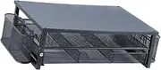 Computer Monitor Stand Riser Accessories, Multifunctional, with Pen Holders, with Drawer, Desk Organizer, Laptop Riser, Balck