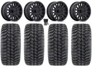 MSA Creed 15" Wheels Black 30" Regulator Tires Polaris RZR XP 1000 / PRO XP
