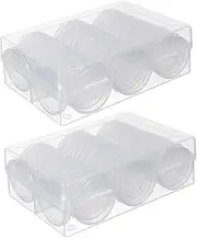 NUOBESTY 100pcs Coin Cases for Collectors Eva Silver Coin Holder Single Coin Pp Coin Holders for Collectors