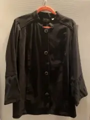Bob Mackie Black Jacket , Size Large