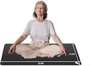 Grounding Mat,Universal Grounding Mat with Grounding Cord,Grounded Therapy,Conductive Leather Mat. (23.6x35.4 inch)