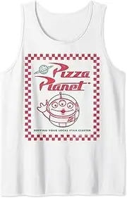 [Disney] Pixar Toy Story Alien Pizza Planet Box Art Tank Top