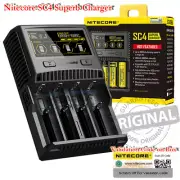 Nitecore SC4 4 Bay Battery Charger LED Display 18350 18650 21700 26650 AA AAA