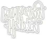 Metal Cutting Dies Happy Birthday Cut Die Mold Decoration Scrapbooking Stencils Paper Craft Embossing Mould Punch