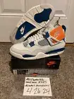 DS 2024 Nike Air Jordan Retro 4 OG Military Blue (Industrial) Men’s Sz 11