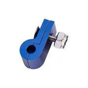 Aeroflow Billet P Style Clamp To suit 11.1mm 7/16" Hard Line - Blue