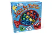 Let's Go Fishin' Game by Pressman - The Original Fast-Action Fishing Game!, 1-4 players