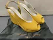 Robert Clergerie platform wedge shoes Yellow Us Size 6